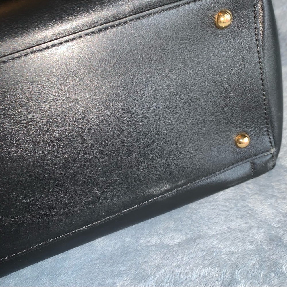 Ralph Lauren leather black shoulder bag - Picture 4 of 14